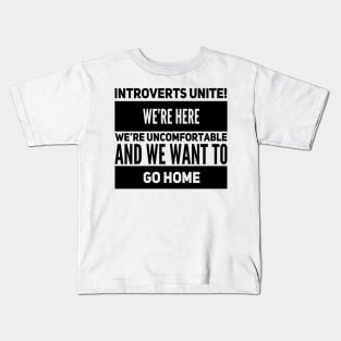 Introverts Unite Kids T-Shirt